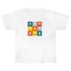 くらきち ONLINE SHOPのねこタイツ 3 × 3 Heavyweight T-Shirt