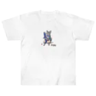 はなねこのサメPON Heavyweight T-Shirt