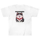 Seapricotの黒柴犬愛嬌無双!～ぽてシバ、ぽちゃシバ～ Heavyweight T-Shirt