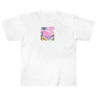 Sweet_moonLaboのHawaii　海とハイビスカス Heavyweight T-Shirt