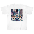 Artful Whiskersの一人旅の少女 Heavyweight T-Shirt