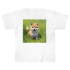 REINA-MAの柴犬 ヘビーウェイトTシャツ