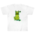 JINPIN (仁品)の待ちきれない猫 Heavyweight T-Shirt