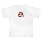 luckyTigerのゲーム女子 Heavyweight T-Shirt