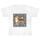 MarilyneのジャパニーズわんこShiba ヘビーウェイトTシャツ