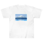 FredOBのピクセル富士 Heavyweight T-Shirt