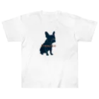 FRENCHIEのシルエットフレブル ヘビーウェイトTシャツ