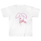 縄猫のお店の縄兎ちゃん/rope bunny （能登半島地震応援アイテム） ヘビーウェイトTシャツ