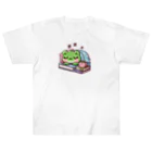 Shiba_IncのSleeping frogs(熟睡する蛙) Heavyweight T-Shirt