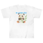 ピピンショップののんびりパンダ ヘビーウェイトTシャツ