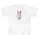 みつまめこshopのポテっとうさぎ ヘビーウェイトTシャツ