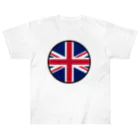 おもしろいTシャツ屋さんのイギリス England United Kingdom Great Britain ヘビーウェイトTシャツ