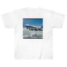 あかいはちのフィリピンの旅客機 Heavyweight T-Shirt