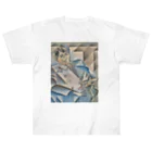 世界美術商店のピカソの肖像画 / Portrait of Pablo Picasso ヘビーウェイトTシャツ