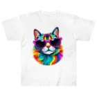 629_CAT_ARTのグラカラキャット2 Heavyweight T-Shirt