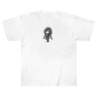 かわいい女の子とシュールな絵の地味子 Heavyweight T-Shirt