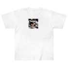 クロスクリエイティブのぬくぬく犬生活 Heavyweight T-Shirt