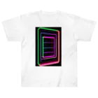 Association Against Mirroring SelfiesのAbstract_Neonsign Heavyweight T-Shirt