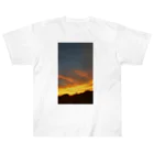 suzurinngの夕焼けスケッチ Heavyweight T-Shirt