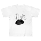 Simizimi_sizimiのしみじみしじみの中身入ってます。 Heavyweight T-Shirt