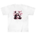 waterpandaのパンダと桜 Heavyweight T-Shirt