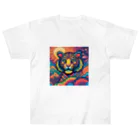 colorful-Nのカラフルなトラ ヘビーウェイトTシャツ