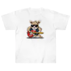 kichi_333のロックに生きるアニマル Heavyweight T-Shirt