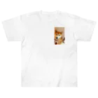 🕊🃏シミアン🦴🐕のおすましナイン君 ヘビーウェイトTシャツ