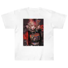 KAMIBUKROの鬼かわいい獣耳美女 Heavyweight T-Shirt