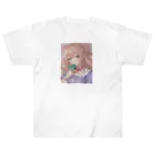 suke-maruruのバレンタイン女子 ヘビーウェイトTシャツ