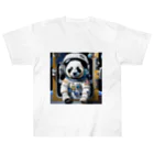 SHIZUKUの宇宙パンダ ヘビーウェイトTシャツ