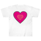 ここらいふのLOVETHELIFEYOULIVE -pink- ヘビーウェイトTシャツ