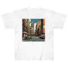 American Comic StyleのAmerican Comic Landscape 4 ヘビーウェイトTシャツ