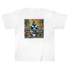 gollisquatのアームカールゴリラ Heavyweight T-Shirt