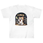 mimikkyu322のTired cat7 ヘビーウェイトTシャツ