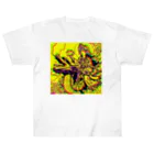 moon_takuanの観世音菩薩と龍「Kanzeon Bodhisattva and dragon」 Heavyweight T-Shirt