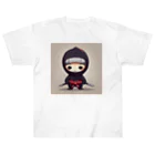 d-design-labのかわいい忍者のイラストグッズ Heavyweight T-Shirt