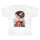 AQUAMETAVERSEの和服姿の女性　sanae 2074 Heavyweight T-Shirt