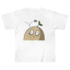 フラット寿明🥔Vtuberのイモポテト ヘビーウェイトTシャツ