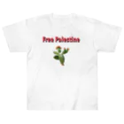YaHabibi ShopのFree Palestine フリーパレスチナ！ Heavyweight T-Shirt