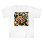 happiness_shopの江戸前の寿司をピカソ風にアレンジ Heavyweight T-Shirt