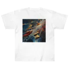 MistyStarkの宇宙を飛び交う車たち Heavyweight T-Shirt