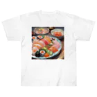 happiness_shopの美しい寿司の絵画 Heavyweight T-Shirt