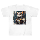 STRANGE-CATのSTRANGE-CAT メカ猫２ ヘビーウェイトTシャツ