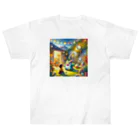 ほっこり絵音舎のふしぎなおともだち Heavyweight T-Shirt