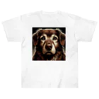 Ama'sの気難しやの犬さん Heavyweight T-Shirt