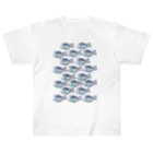 mmty🫑みーまんのオラ真鯵🐟(大漁ver.) ヘビーウェイトTシャツ