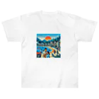 80s_popの80s CityPop No.11 ヘビーウェイトTシャツ