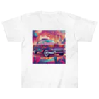 未来工房のArt Paint Car Heavyweight T-Shirt