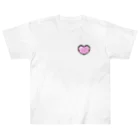 lapinmonmonのLapinMonmon pink-heart ヘビーウェイトTシャツ